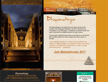 Tablet Screenshot of dhyanalinga.org